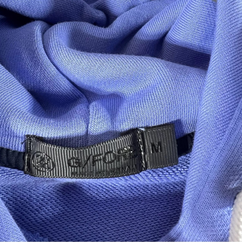 Women’s Medium G/Fore “Pray For Birdies” Hoodie Sweatshirt Golf Blue *Embroidery - Picture 6 of 14